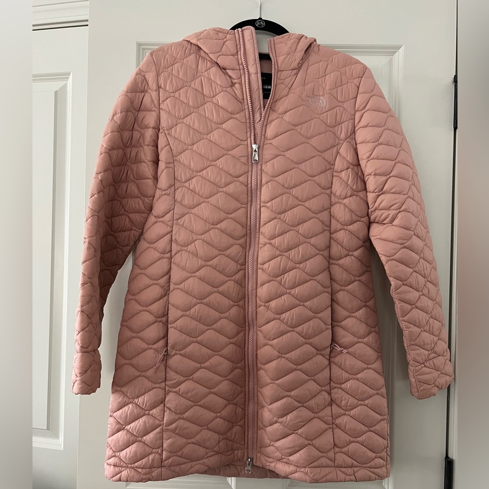 The Northface Thermoball jacket, pink, women’s large